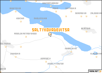 map of Saltykova Devitsa