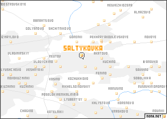 map of Saltykovka