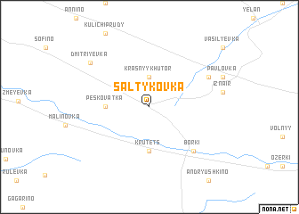 map of Saltykovka