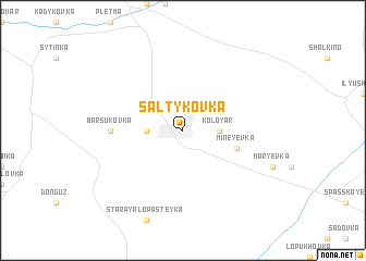 map of Saltykovka