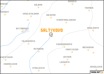 map of Saltykovo