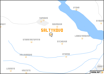 map of Saltykovo