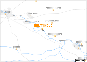 map of Saltykovo