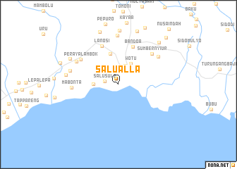 map of Salualla