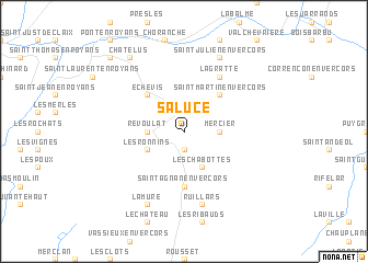 map of Saluce