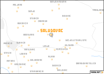 map of Šaludovac