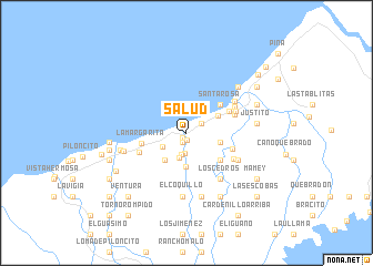 map of Salud