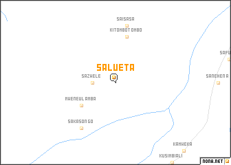 map of Salueta