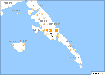 map of Salug