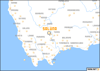 map of Saluna