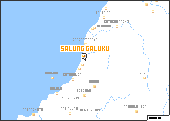 map of Salunggaluku