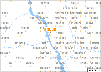 map of Salun