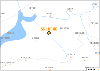 map of Saluşağı