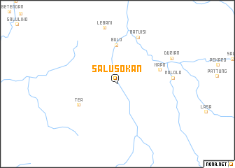 map of Salusokan