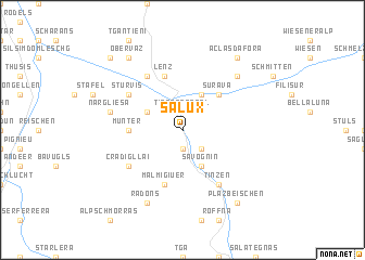 map of Salux