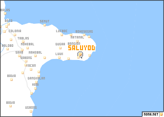 map of Saluyod