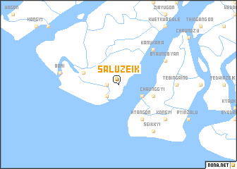 map of Saluzeik