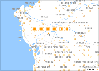 map of Salvacion Hacienda