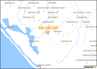 map of Salvación