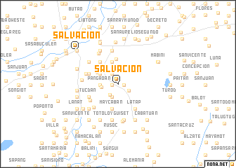 map of Salvacion