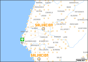 map of Salvacion