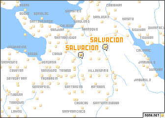 map of Salvacion