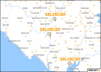 map of Salvacion