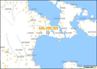 map of Salvacion