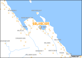 map of Salvacion