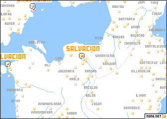 map of Salvacion