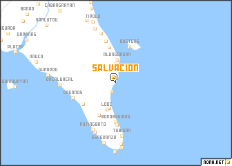 map of Salvacion