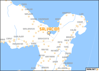 map of Salvacion