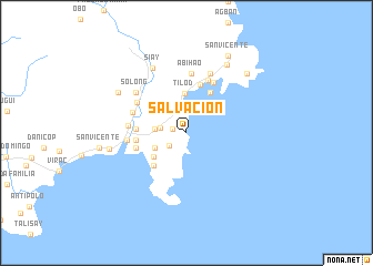 map of Salvacion