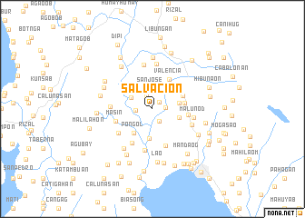 map of Salvacion