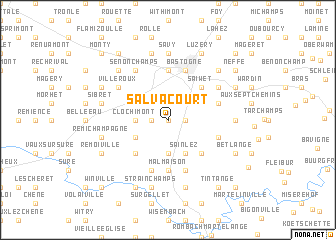 map of Salvacourt