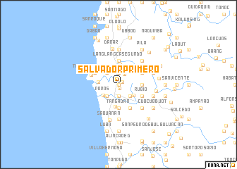 map of Salvador Primero