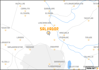 map of Salvador