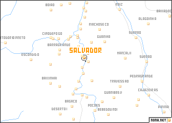 map of Salvador