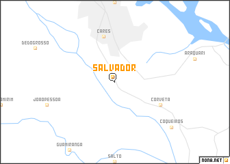 map of Salvador