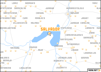 map of Salvador