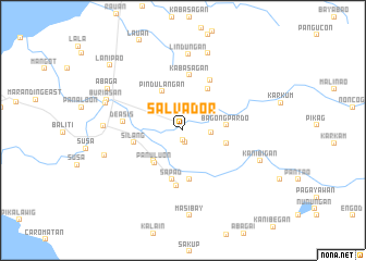 map of Salvador