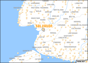 map of Salvador