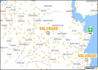 map of Salvador