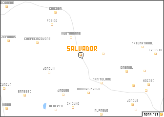 map of Salvador