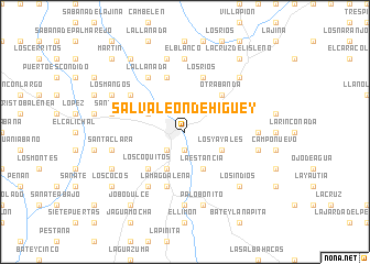 map of Salvaleón de Higüey