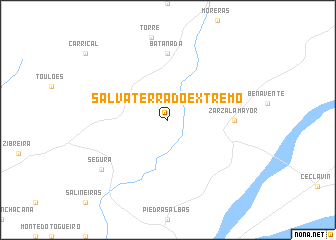 map of Salvaterra do Extremo