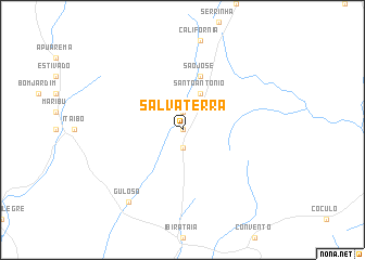 map of Salvaterra