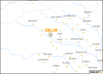 map of Şǝlvǝ