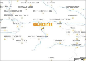 map of Salvezines