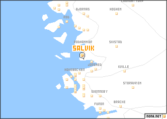 map of Sälvik